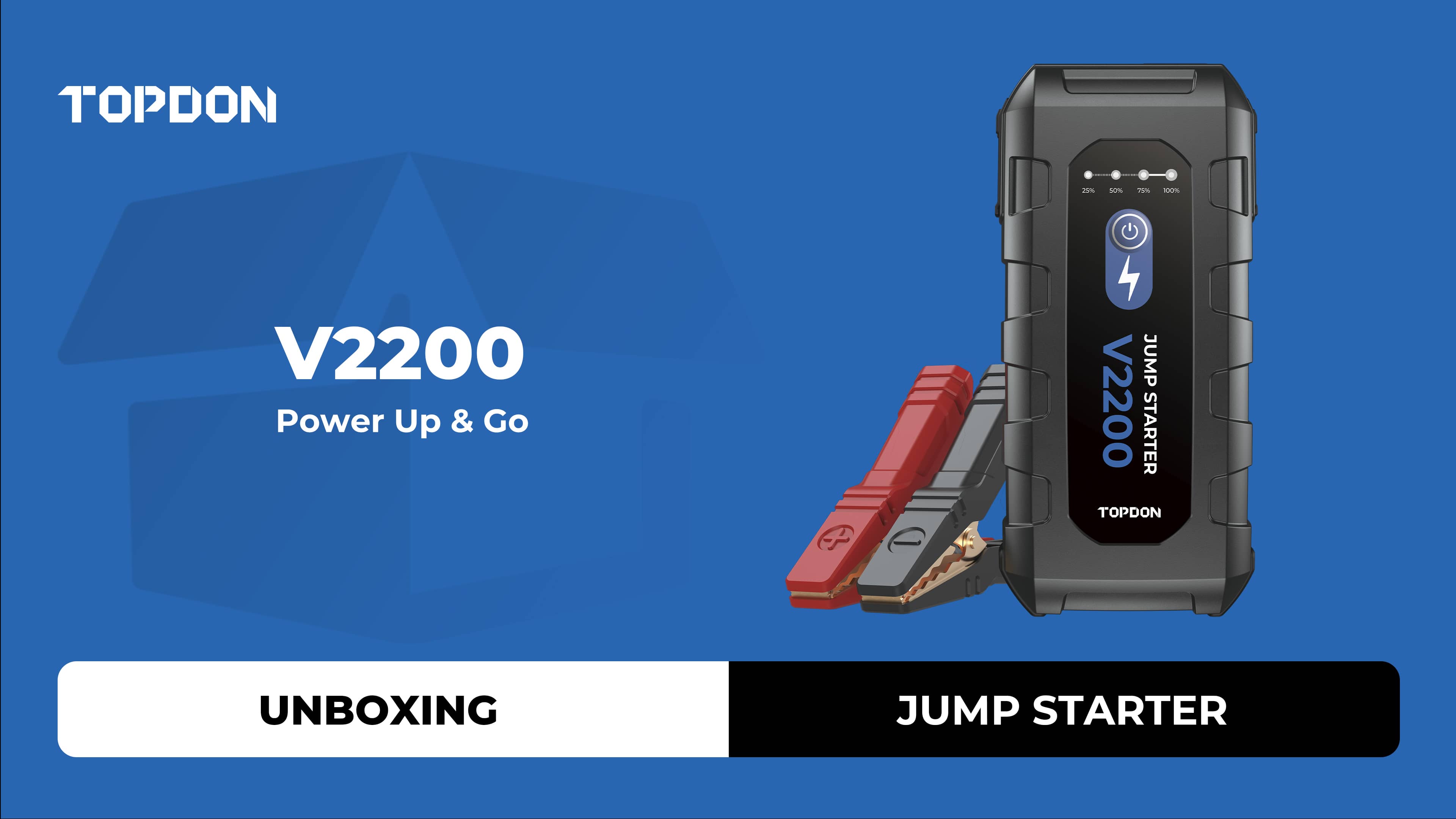 TOPDON V2200 | Unboxing | Jump Starter